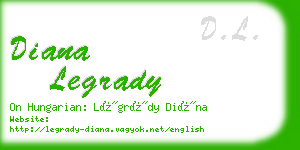 diana legrady business card